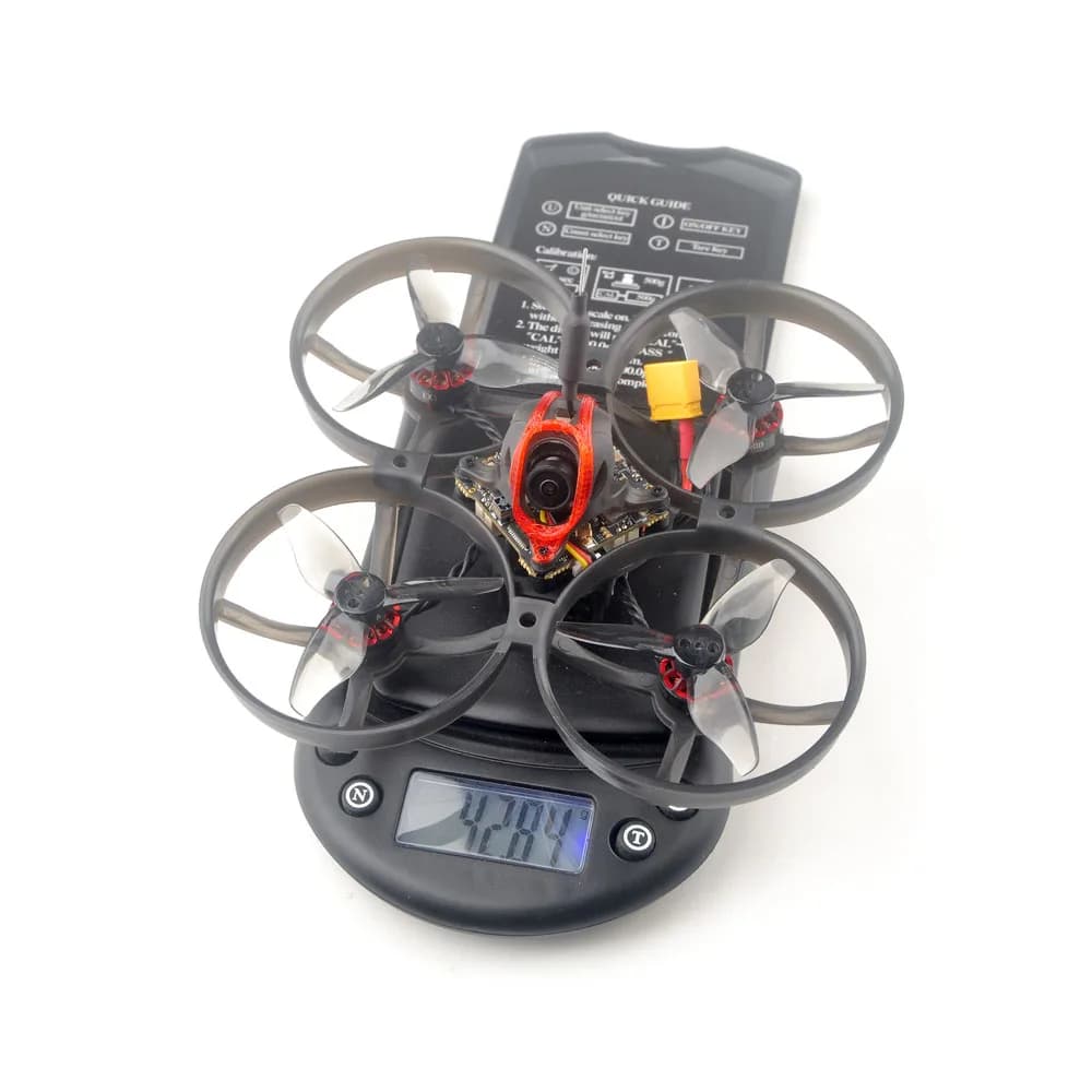 HappyModel Mobula8 1-2S 85mm Micro FPV Whoop Drone Frame Kit X12 AIO FC 400mW OPENVTX Ricevitore ELRS/FR-SLY Caddx 1200TVL EX1103