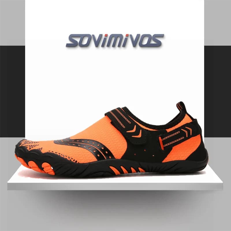 Scarpe da acqua unisex per nuoto Sandali da spiaggia per esterni a piedi nudi Scarpe da acqua a monte Scarpe da ginnastica per immersioni in mare antiscivolo taglie forti