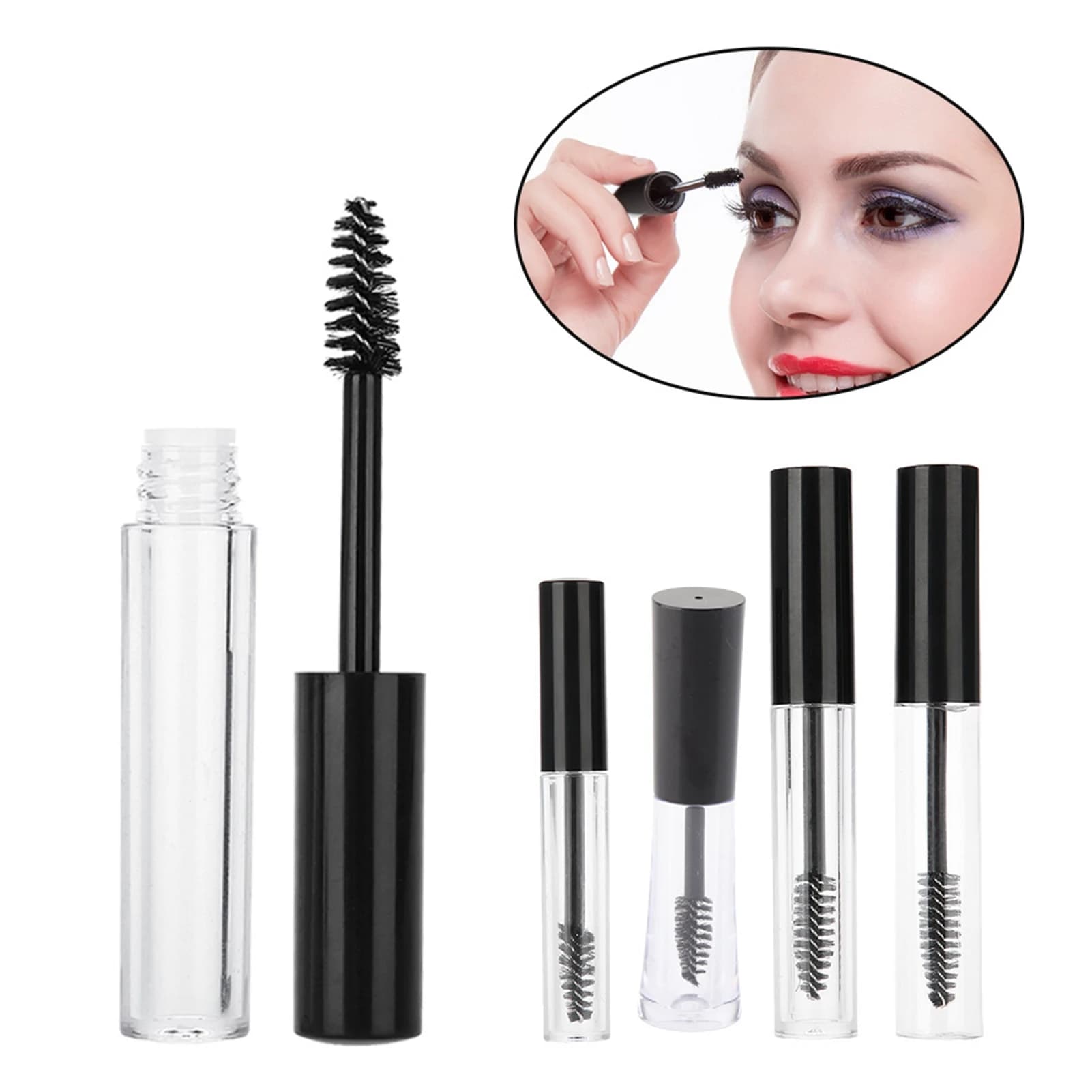 Vacuum Eyelash Tube Oil Pipe Container for Growing Fashionable Blank Eyelash Bottle for Mascara Empty Mascara Bottle
