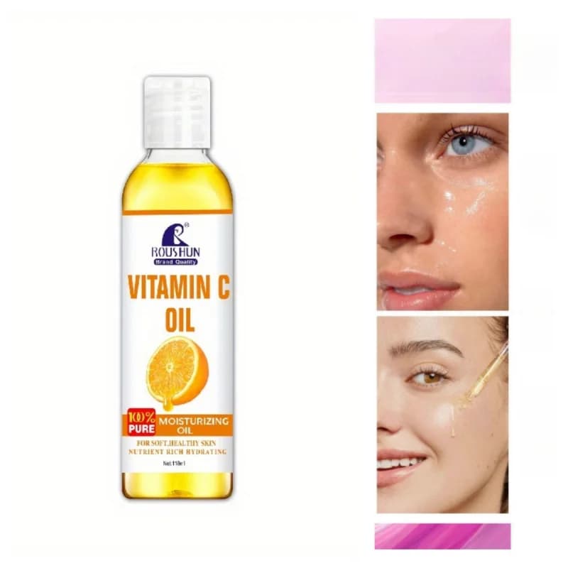 ROUSHUN Vitamin C Oil Smooth for the body of vitaminC Essential oil for skin care118 ML