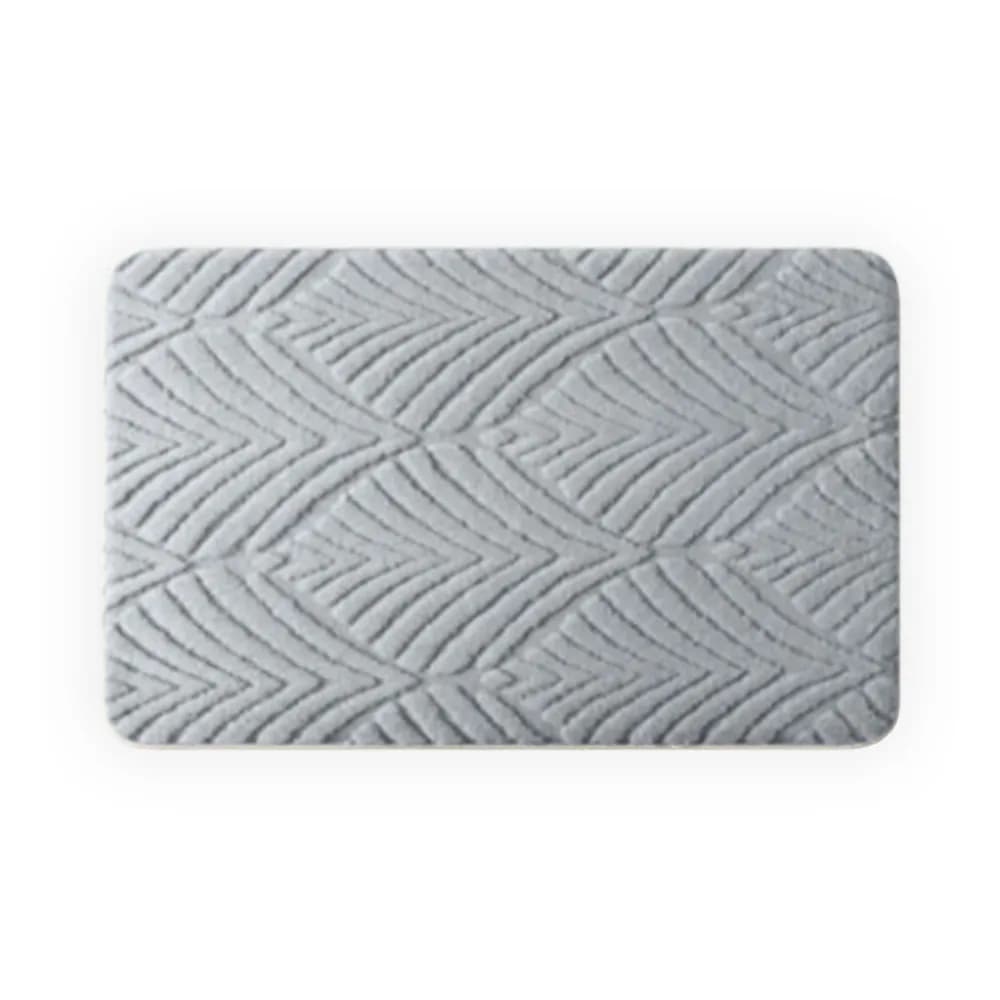 Tappetino da Bagno Assorbente Jacquard Antiscivolo, Spesso e Morbido, Rettangolare per Doccia e Bagno