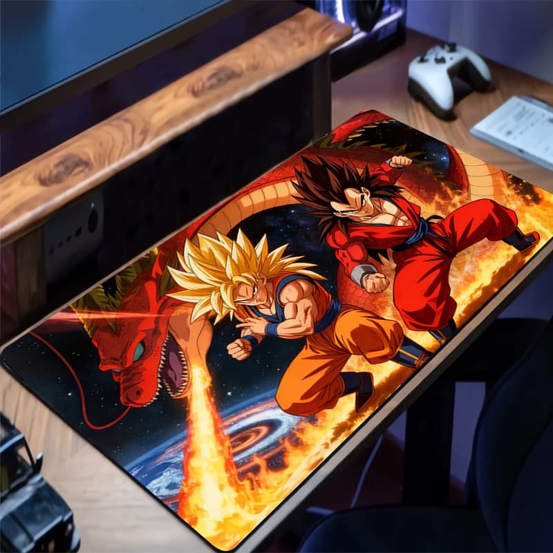 900*400 Large Mouse Pad Dragon Ball Anime XXL Office Desk Mats PC Gaming Accessories XXL Mouse Pad Laptop Keyboard Mat