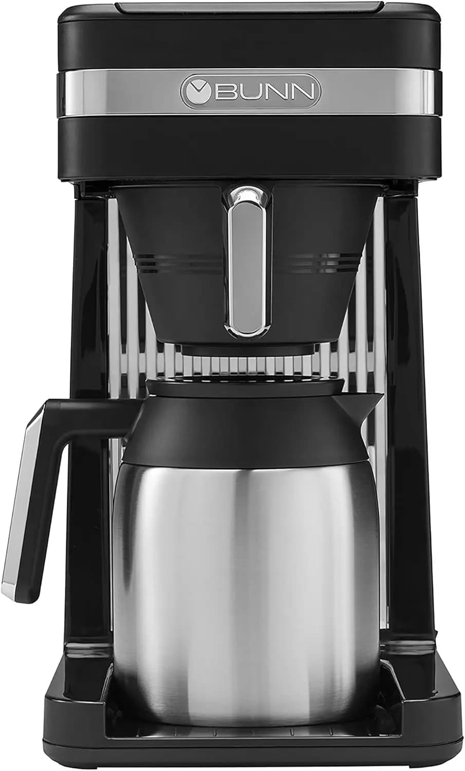 10-Cup Stainless Steel High Altitude Coffee Maker with Speed Brew Technology