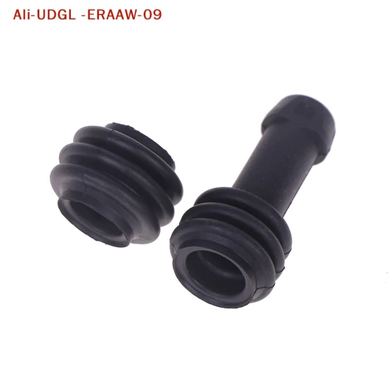 Pack of Two Protection Covers for Brake Caliper Pump; Rubber Waterproof Motorcycle Disc Brake Caps and Shock Absorber Sleeves