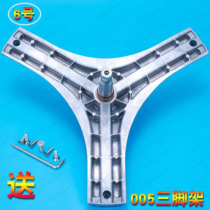 Complete Collection of Original Accessories for Drum Washing Machine: Internal Cylinder, Treppiede, Triangular Fork, Bearings and Braces