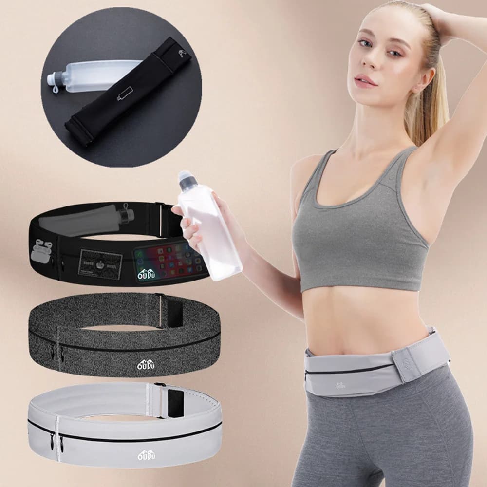 Expandable Phone Bag, Running Belt, Waist Bag, Adjustable Shoulder Door for Practices, Running, Travel