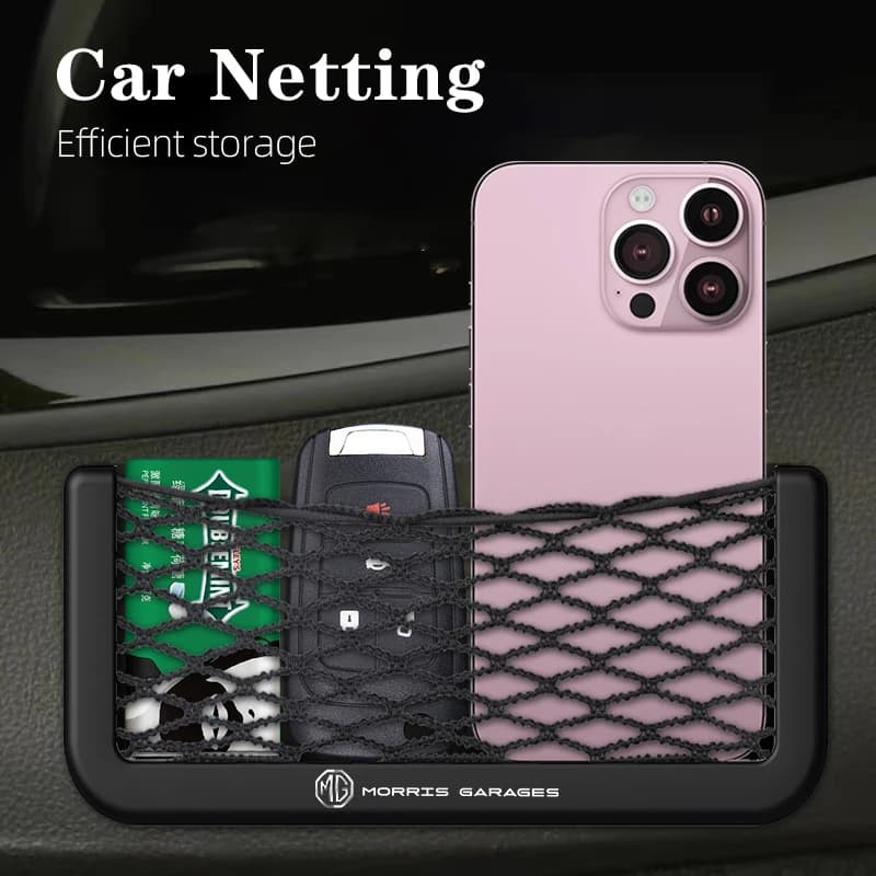 1 pz Auto Storage Net Pocket Mesh Organizer Accessori Per Morris Garages MG MG3 MG5 MG6 MG7 GT GS Hector HS ZS ZX EZS EHS