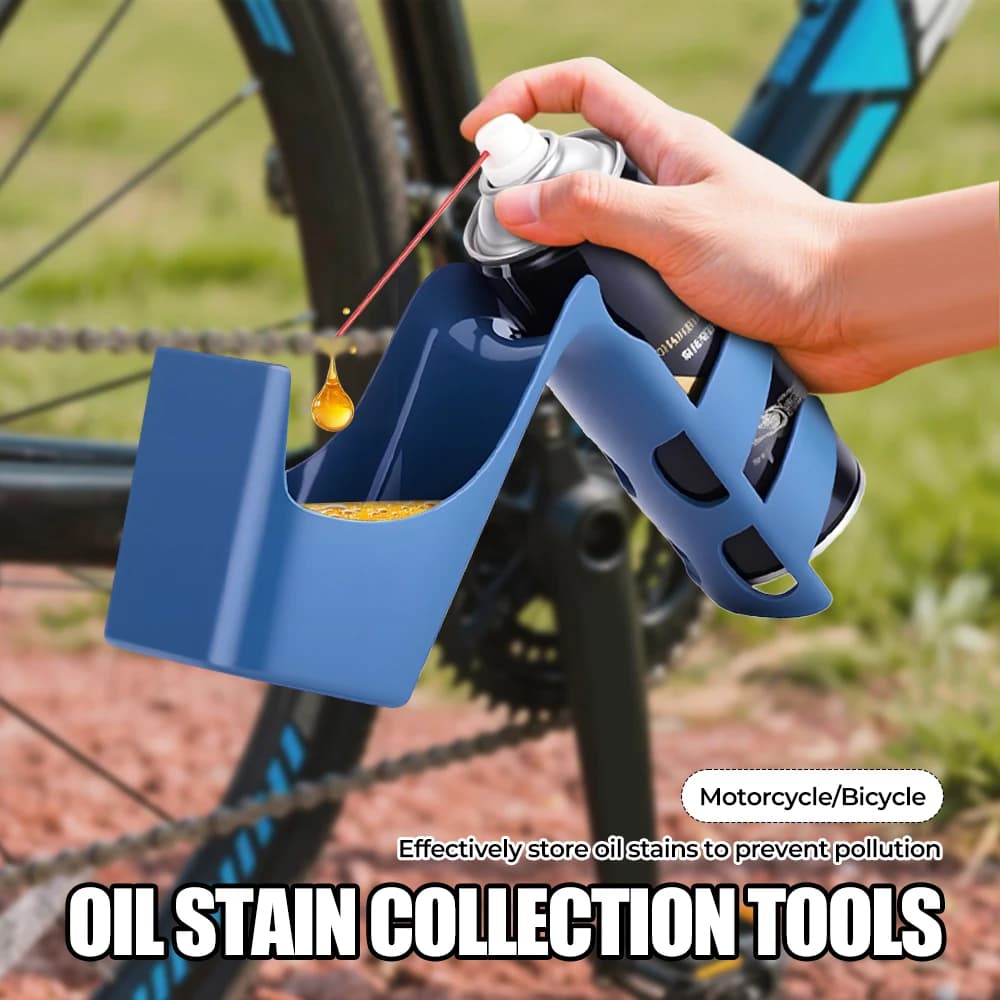 Motorcycle and Bicycle Oil Stain Storage Tool Box Chain Cleaning Agent Chain Oil Anti Splashing Tool Set