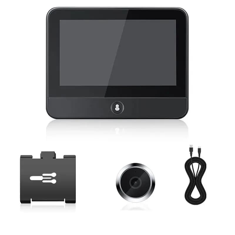 YLS-Tuya Smart Wifi Radar Telecamera Spioncino con Rilevamento Movimento PIR, Videocitofono Mini per Sistema di Sicurezza Domestica