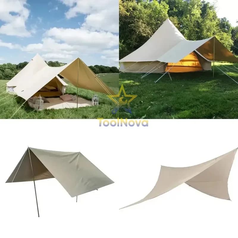 2026hotsale* CUCKOO Outdoor Product Basics Waterproof Camping Ultralight Tarp Rain Fly Beach Tent Large Fly Tarp Shelter