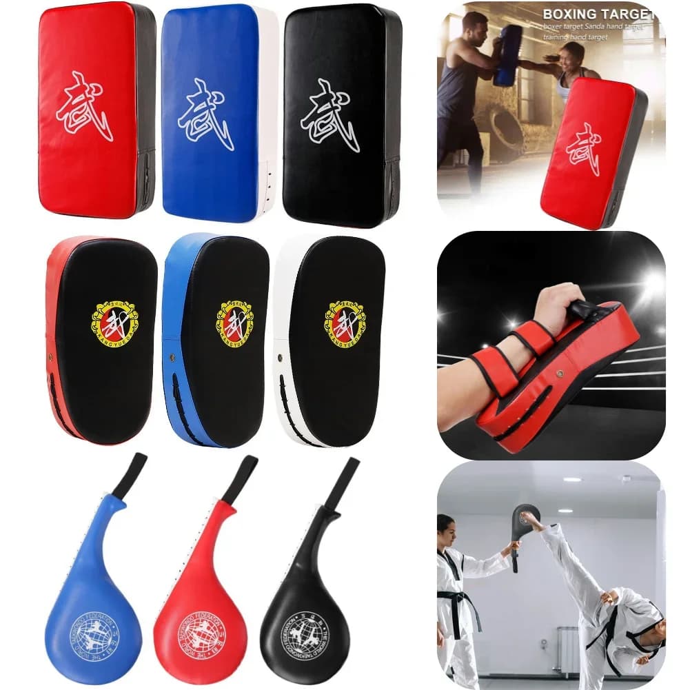 Fitness Taekwondo Kick Pad Kickboxing Boxing Sack Boxing Mat Sand Bags PU Training Equipment Taekwondo Piede Bersaglio Strike Shield