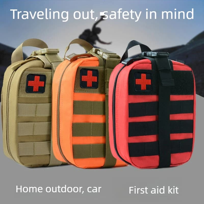 Outdoor Tactical Medical Kit MOLLE Waist Pouch First Aid Bag Multifunctional Storage Pack