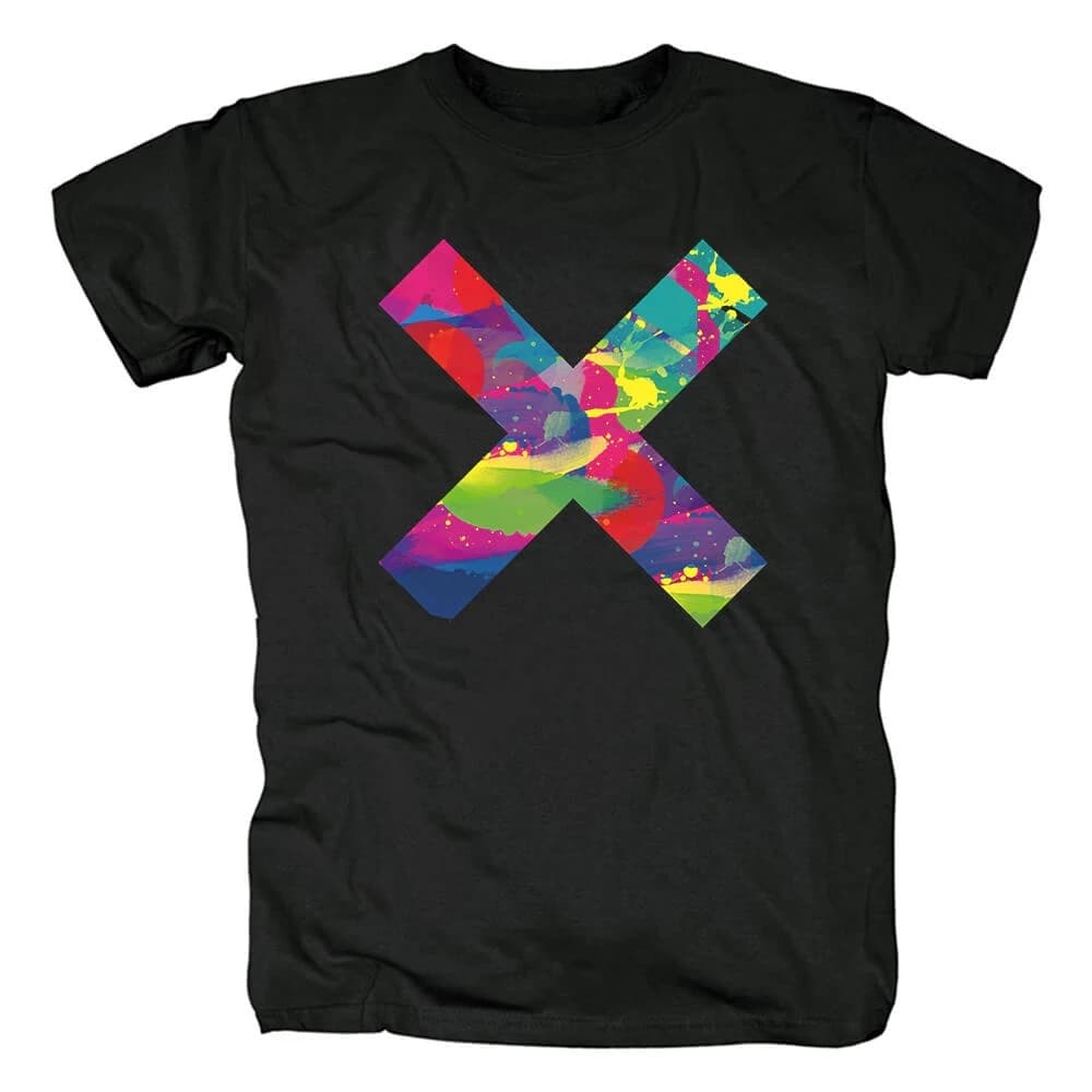 T-shirt da uomo alla moda The XX Band's Rock 2026, in cotone unisex a maniche corte, stile Y2K, oversize, top popolare per i fan
