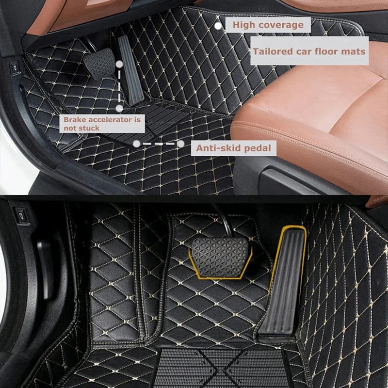 Custom Car Mats for Ebro S700 2025 2026 2027 Auto set complete leather mats