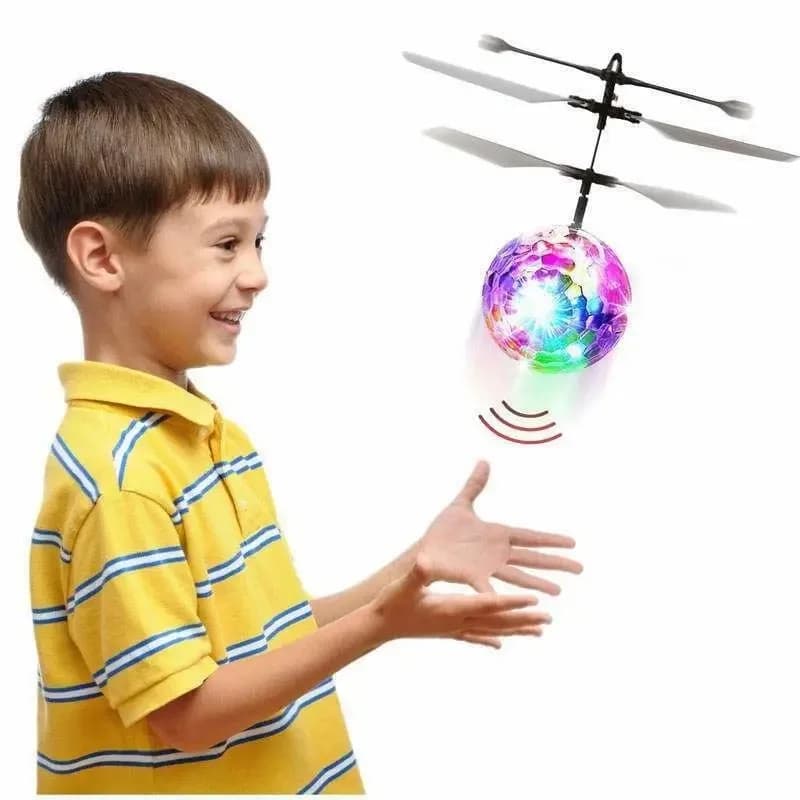 Led Light Suspension Crystal Ball Induction Induction Control of RC gestures Colorful bright toys Flying Gift for children
