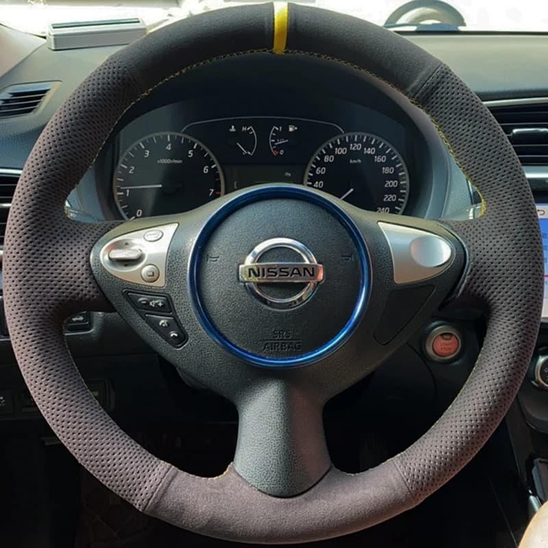 100% Suede Leather Car Seat Cover Suitable for Infiniti FX35 FX37 FX50 QX70 Nissan Juke Maxima 370Z Sentra SV