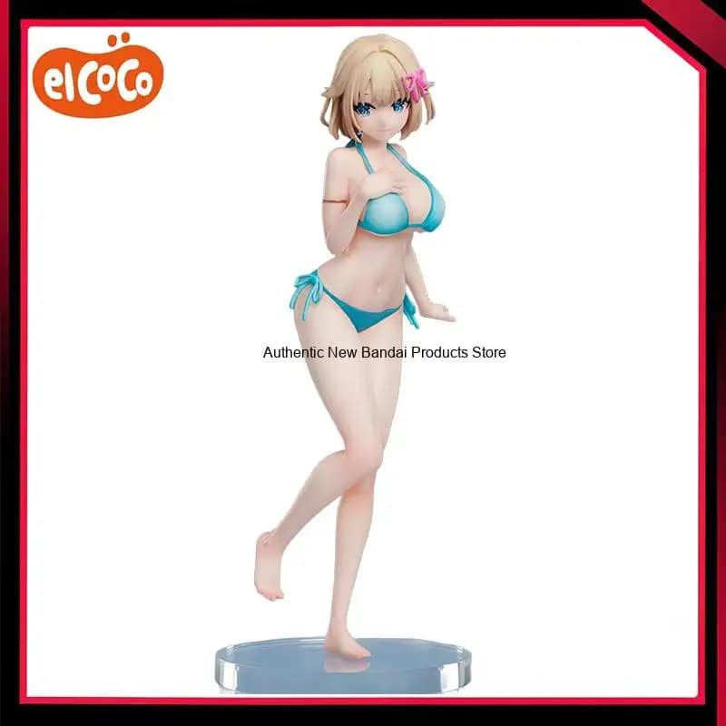 In Stock Genuine Original ElCOCO Gods' Games We Play Pearl Figures 1/7 Swimsuit Anime Action Figure Model Toy Collection Gifts