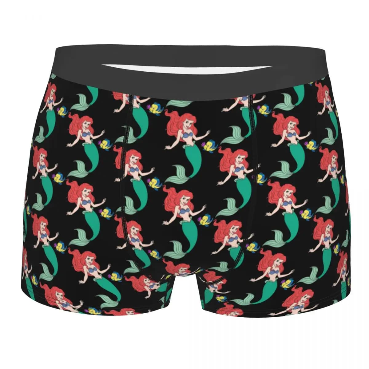 Boxer personalizzati The Little Mermaid Froud, mutandine, slip da uomo, biancheria intima comoda