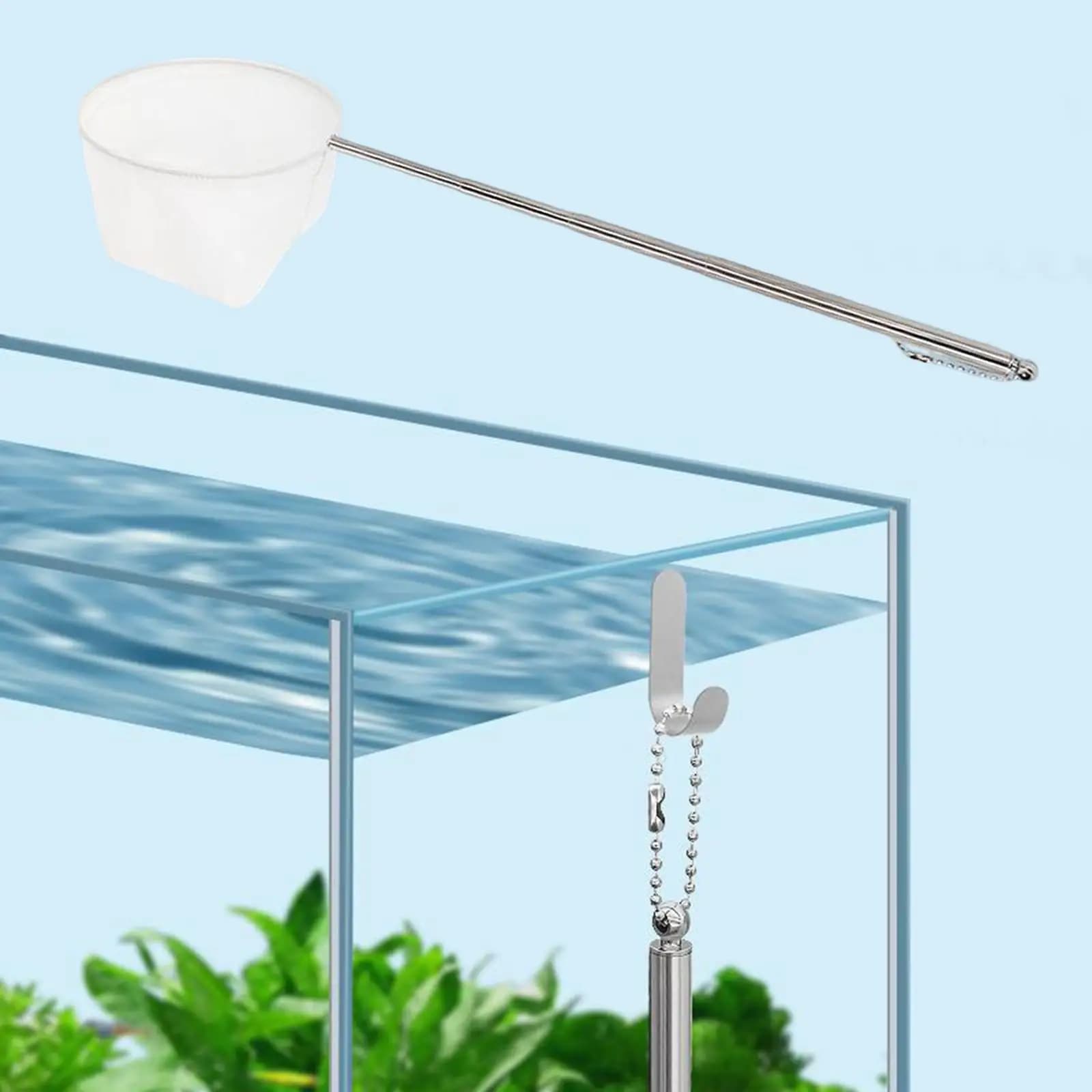 Net Netting Fishing Netting Decor Tank Fishing Landing Nets for Backyard Pond Freshwater