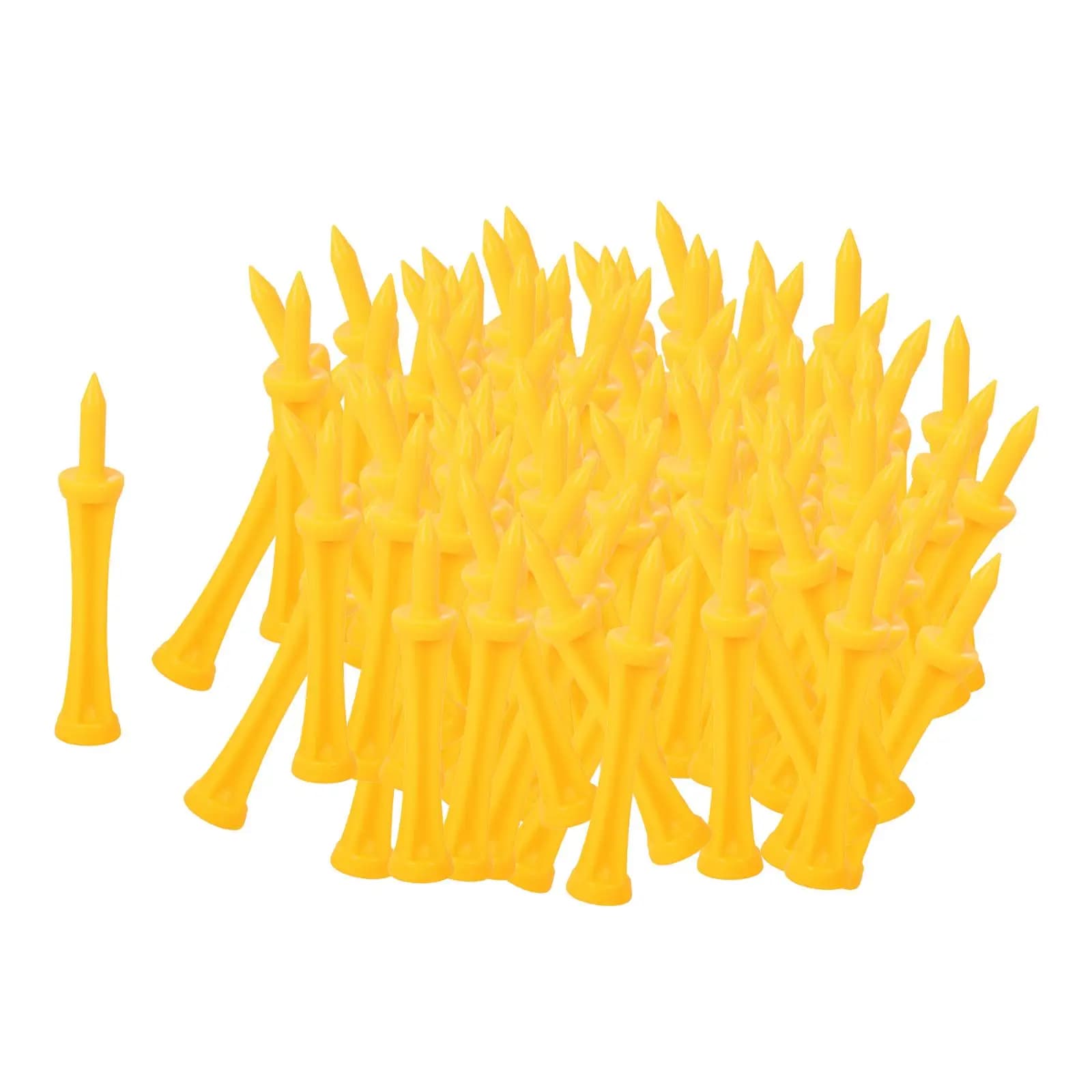 Set di Tee da Golf per Allenamento, in Plastica Resistente, con Supporto per il Controllo dell'Altezza, per Pratica e Esercizio all'Aperto per Golfisti