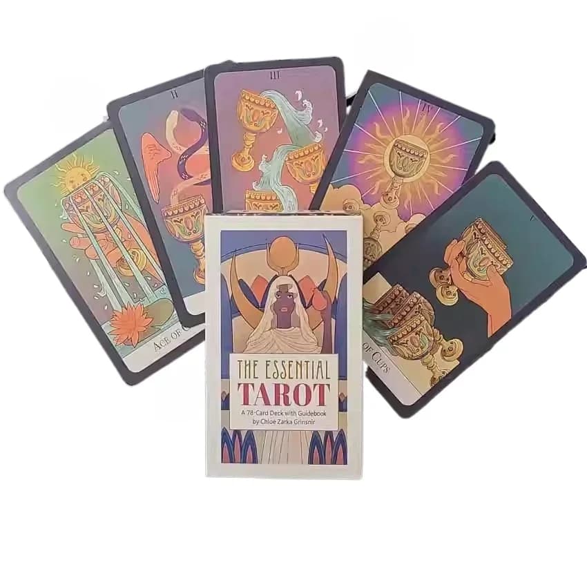 The Essential Tarot Cards A 78 Oracle English Visions Divination Edition Borad Playing Games Gioco da tavolo