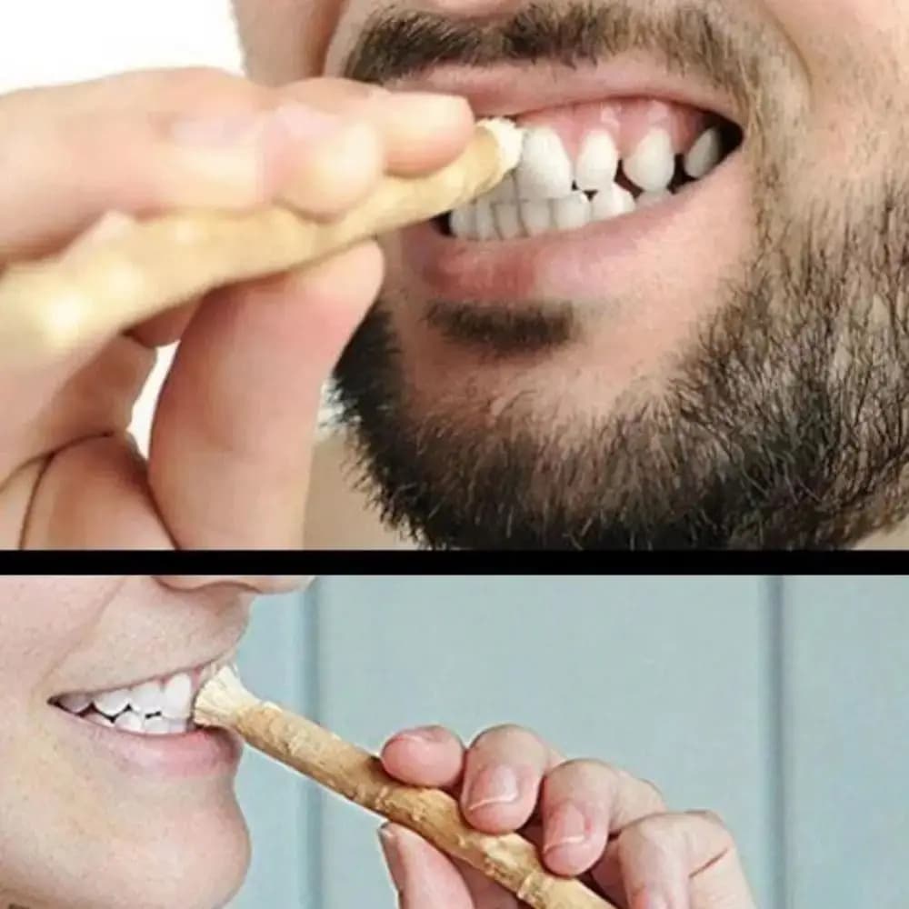 Ecological, no toothpaste, Miswak toothbrush, soft bristles, traditional natural toothbrush, whitening for travel teeth