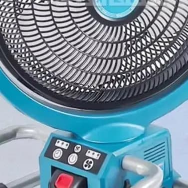 Ventilatore Elettrico da 13 Pollici ad Alta Potenza, Asciugacapelli da Esterno, Ventilatore da Cantiere Ricaricabile Wireless 21V al Litio, Utensili Elettrici
