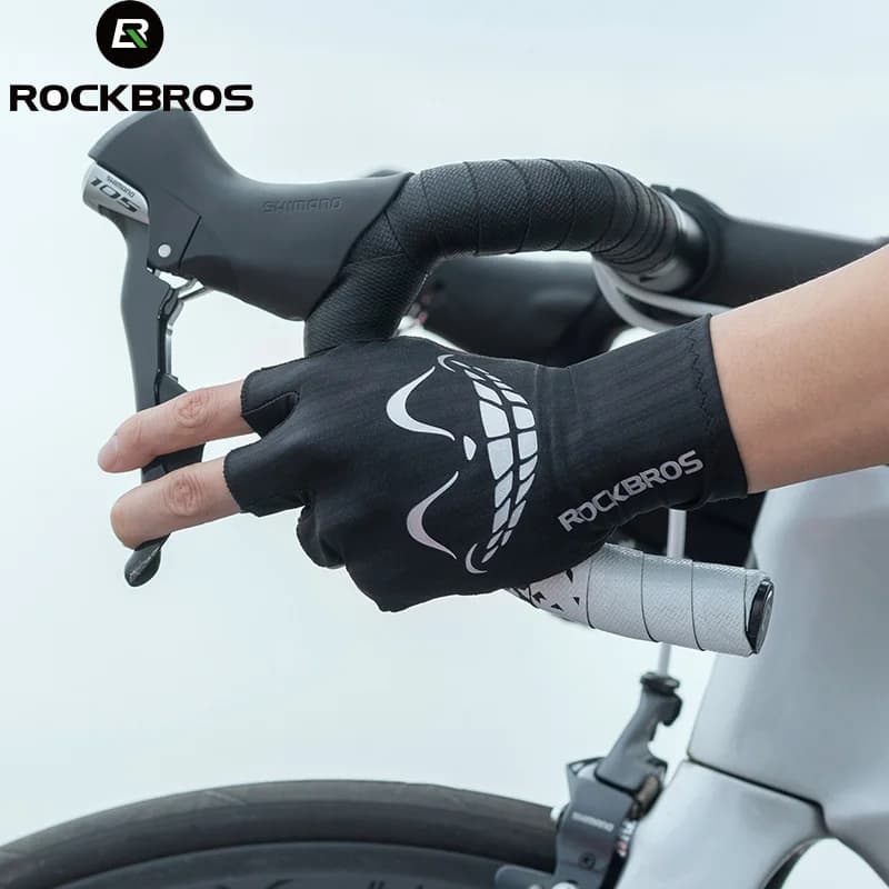 ROCKBROS cycling bike gloves summer half fingers MTB anti-slip road gloves Goloves for bicycle accessories