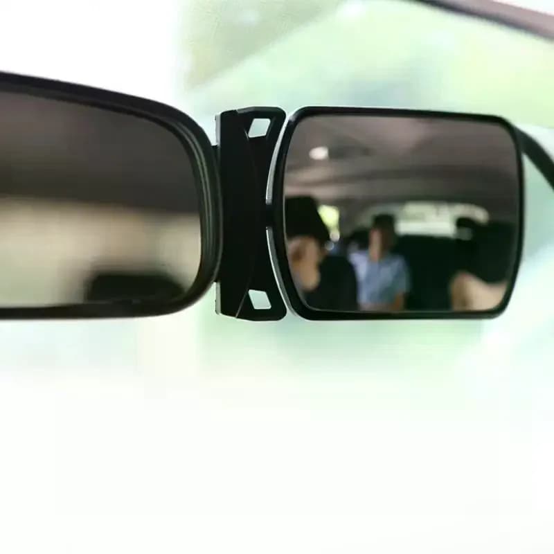 1 pz vista di sicurezza per auto specchio per sedile posteriore osservazione automatica specchio ausiliario per sedile posteriore rotante monitor retrovisore per auto per bambini