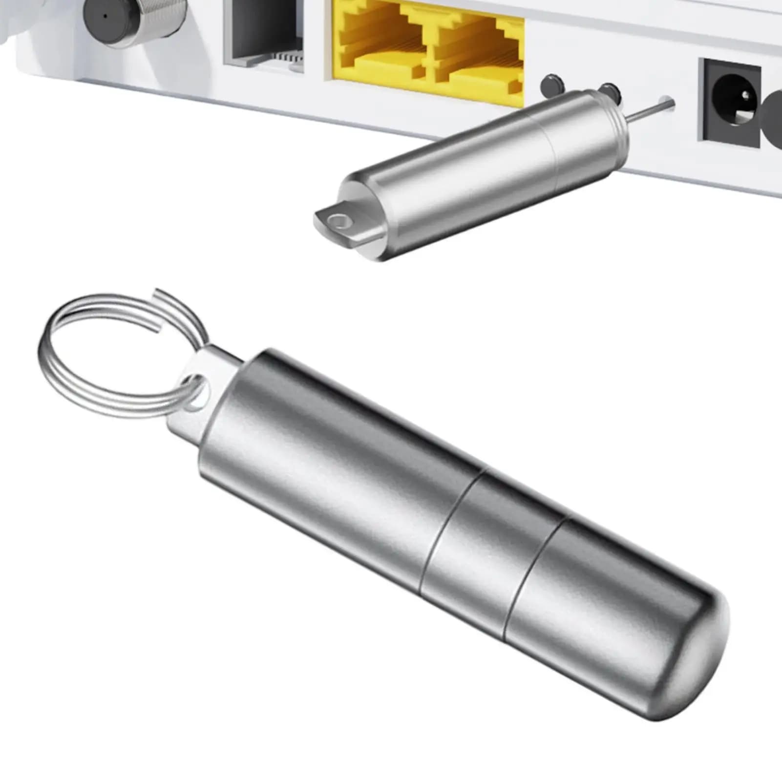 2-in1 Mobile Phone Card Removal & Headphone Cleaning Brush Aluminum Alloy Phone Card Tray Pin Eject Removal Tool For Phone