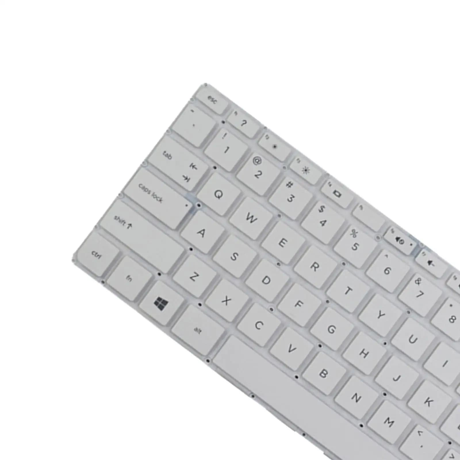 Mini Tastiera Retroilluminata con Lettere Bianche in Inglese, Gadget di Ricambio per Riparazione Computer e Laptop
