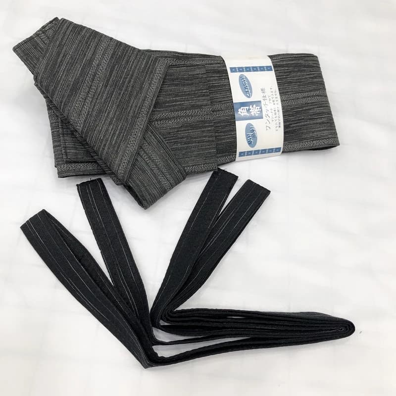 Uomo Giappone Yukata Kimono Cintura Accappatoio a righe lunghe Cintura in vita Velcro Cinture angolari Guarnizione in vita Accessori Cosplay