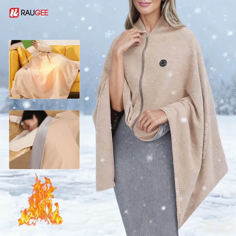Cover USB heater Wearable, Portable Electric Cover, Electric Heater with 3 Temperature Settings