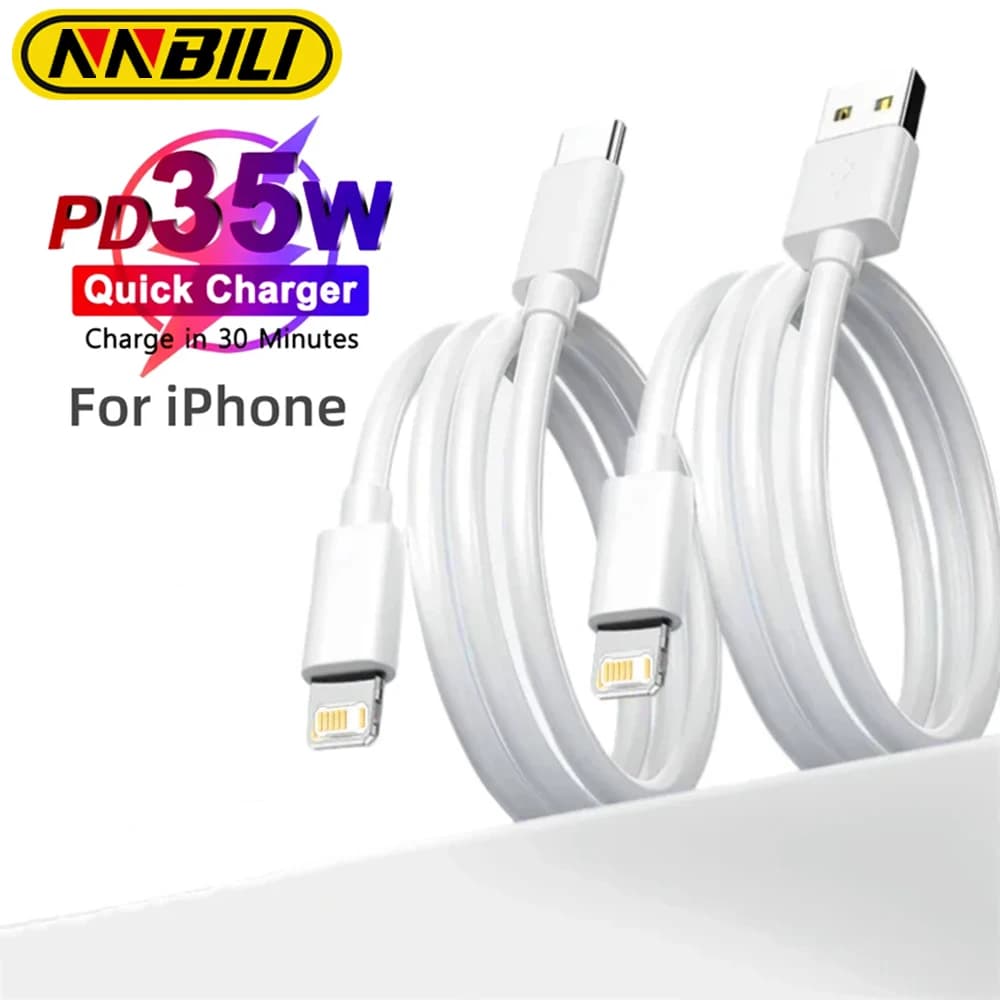 Per PD 20W Cavo di ricarica veloce per iPhone 13 12 11 14 Pro Max Mini USB C Cavo data per 8 Plus XS Accessori caricabatterie iPad