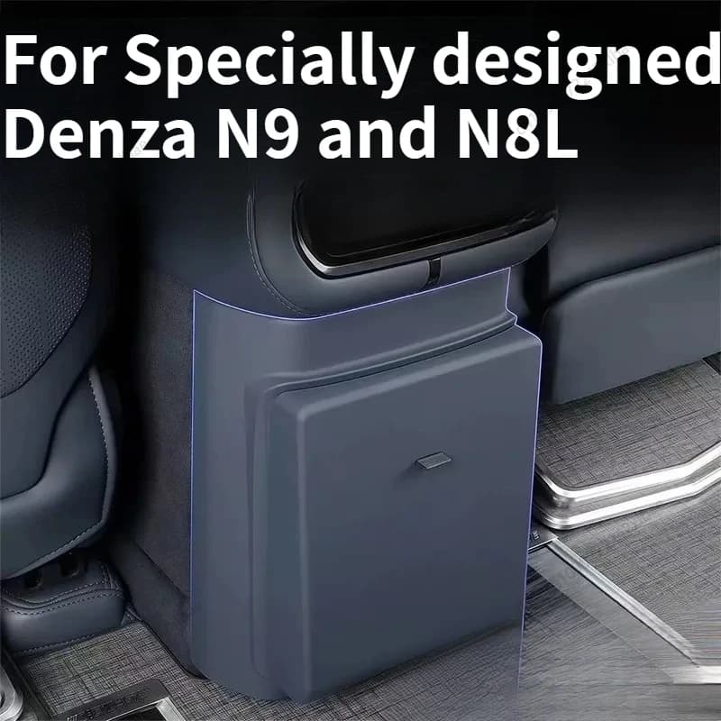 Frigorifero per auto, cestino per rifiuti, contenitore portaoggetti, scatola organizer e accessori di modifica, compatibili con Denza N9 e N8L appositamente progettati.