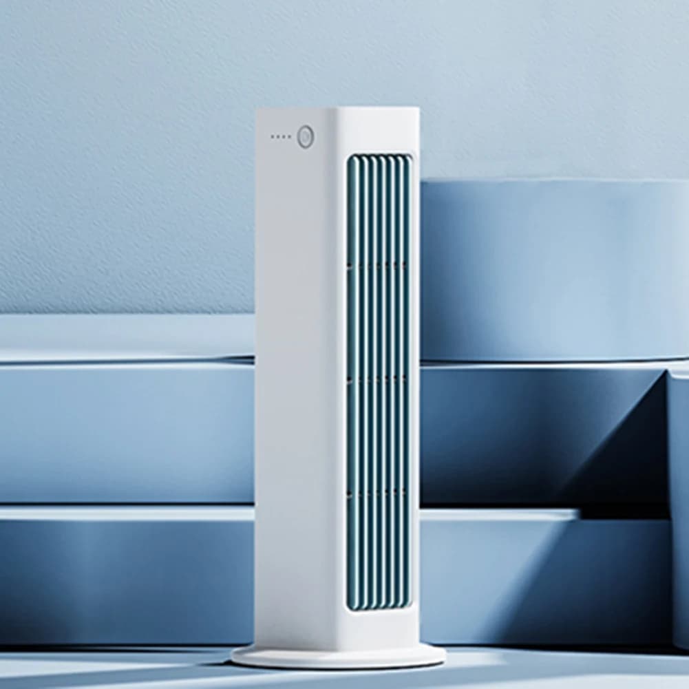 Ventilatore di raffreddamento dell'aria senza lama 3000mAh Ventilatore elettrico a vento forte Ventilatore da tavolo multiuso per camera da letto Soggiorno Bagno