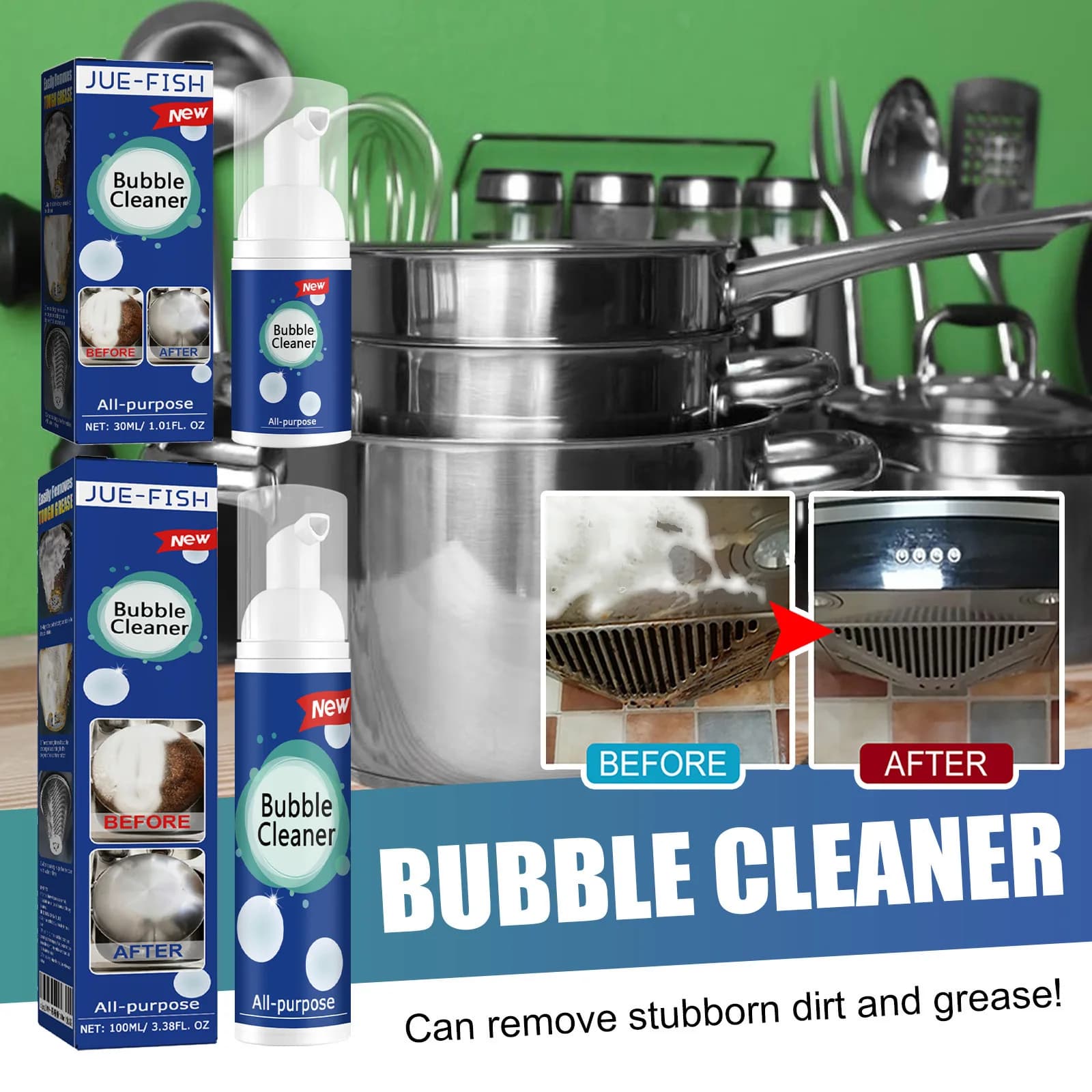 Stainless Steel Cleaning Cream Kitchenware Stain Dirt Cleaner Washing Pot Bottom Scale Pan Rust Removal Cookware Cleaning