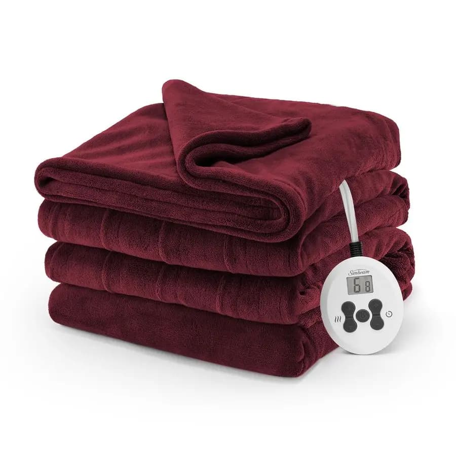 Coperta Riscaldata Royal Luxe Cabernet, Misura Singola