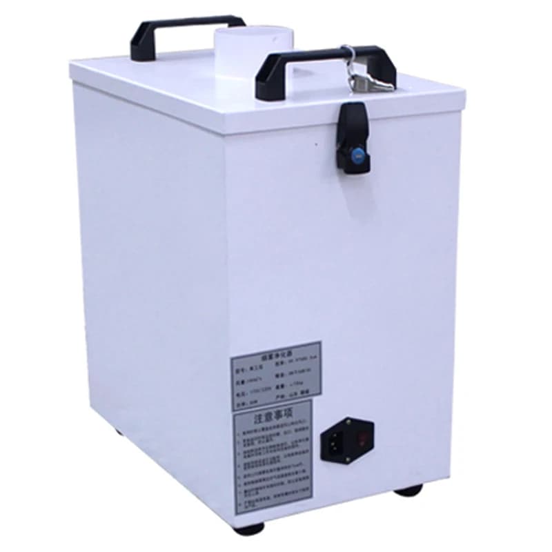 80W Air Purifer Fume Extractor 180m3/H Low-Noise Smoke Purifier Metal Absorber Remover For CNC CO2 Laser Engraving Machine