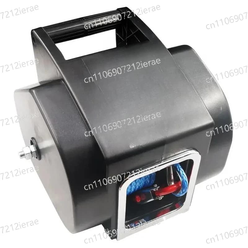 Verricello Marino 12V 5000 Libbre con Cavo in Nylon/Fune Metallica