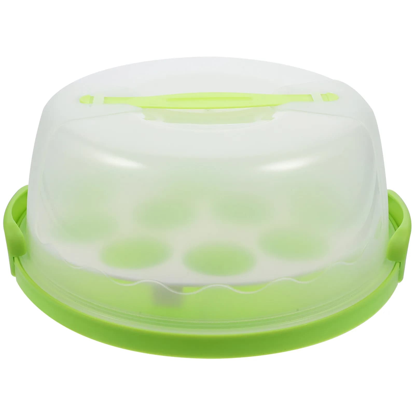 Contenitore per Torte Riutilizzabile Portatile, Design Trasparente per Torte, Cupcake, Dessert, Feste di Compleanno, Picnic, Conservazione e Mantenimento della Freschezza