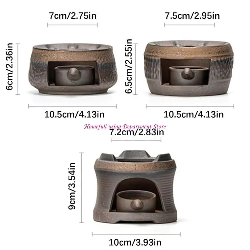 Set scaldavivande in ceramica Diffusore fragranze con effetto calmante naturale con portacandela per meditazione
