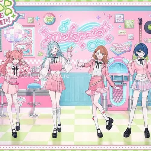 Project Sekai Momoi Airi Hanasato Minori - Espositore in Acrilico, Modellino Anime, Decorazione da Scrivania, Statuetta, Regalo di Natale