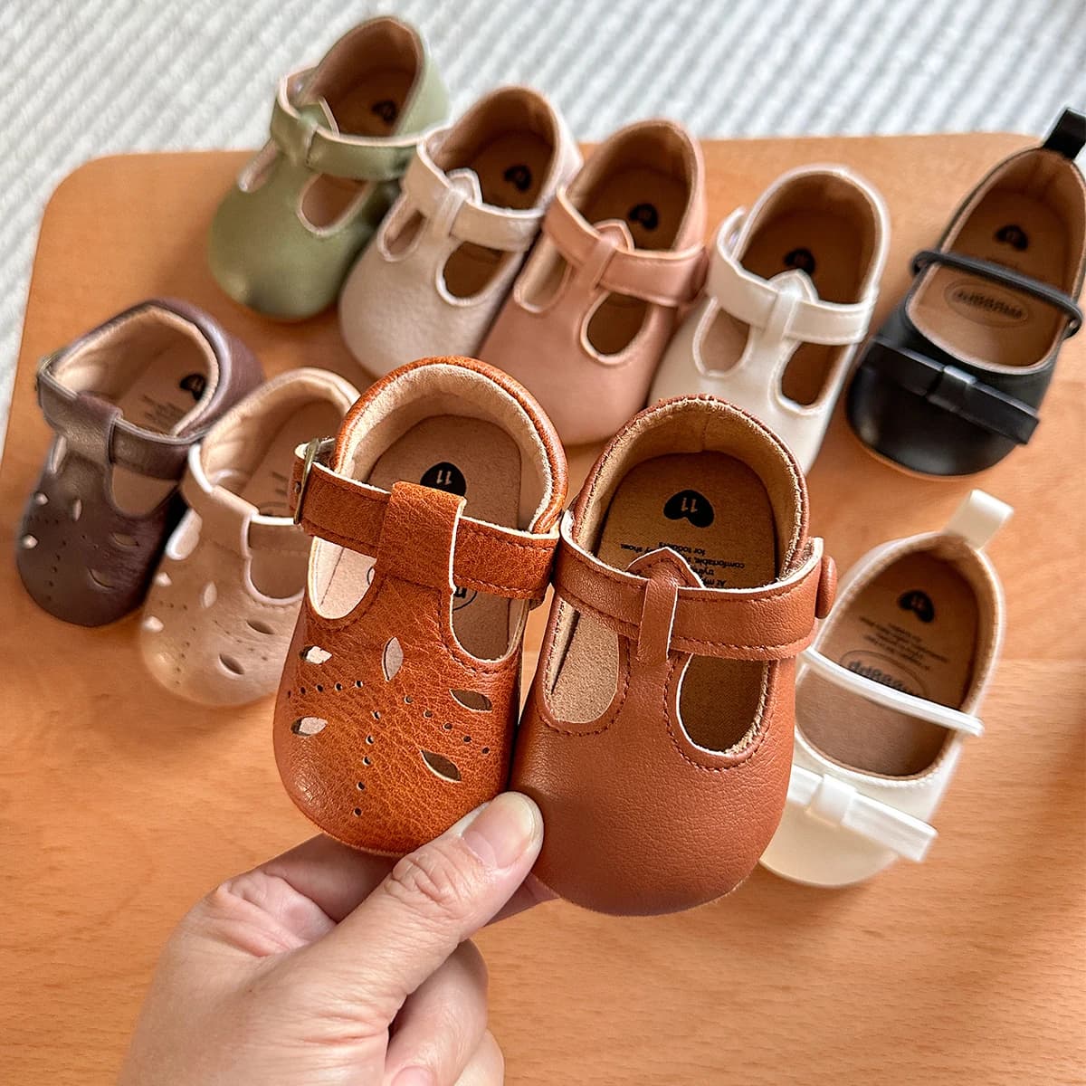 Scarpe da bambina Mary Jane per bambina, suola in gomma antiscivolo, pantofole da balletto, abito da principessa, scarpe da sposa, scarpe da culla per neonato, prima camminata