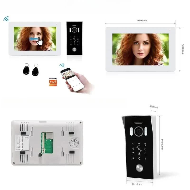 Outdoor Smart Security Devices Hands-Free Poe IP Video Door Phone System with Access Doorbell
