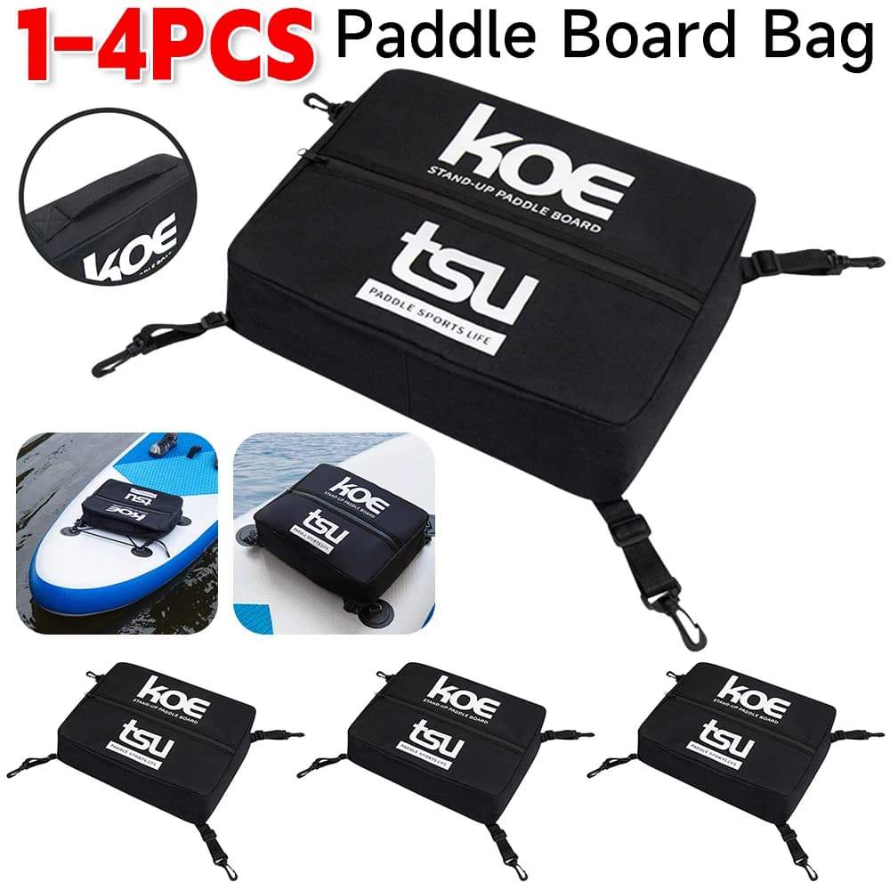 1-4PC Paddle Board Bag Surf Borsa da ponte impermeabile Stand Up Paddle Board Borsa di immagazzinaggio per Kayak Paddle Board Paddle Surf Accessori