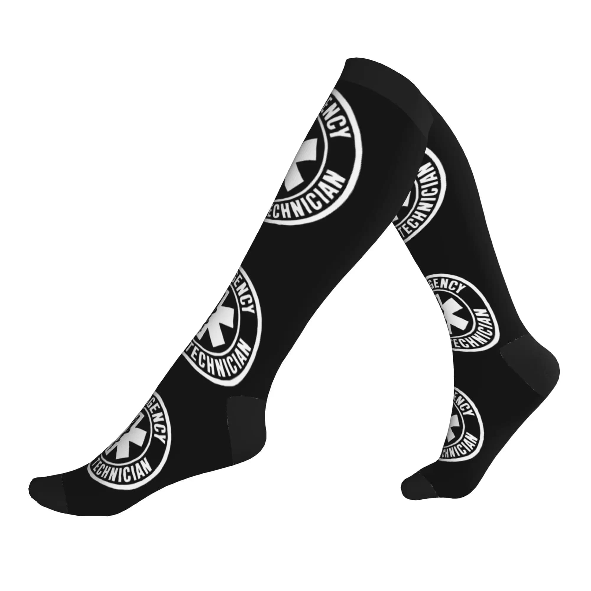 Emt Star Of Life Emergency Medical Technician Logo Dress Socks Men Women Warm Fashion Sports Compression Socks