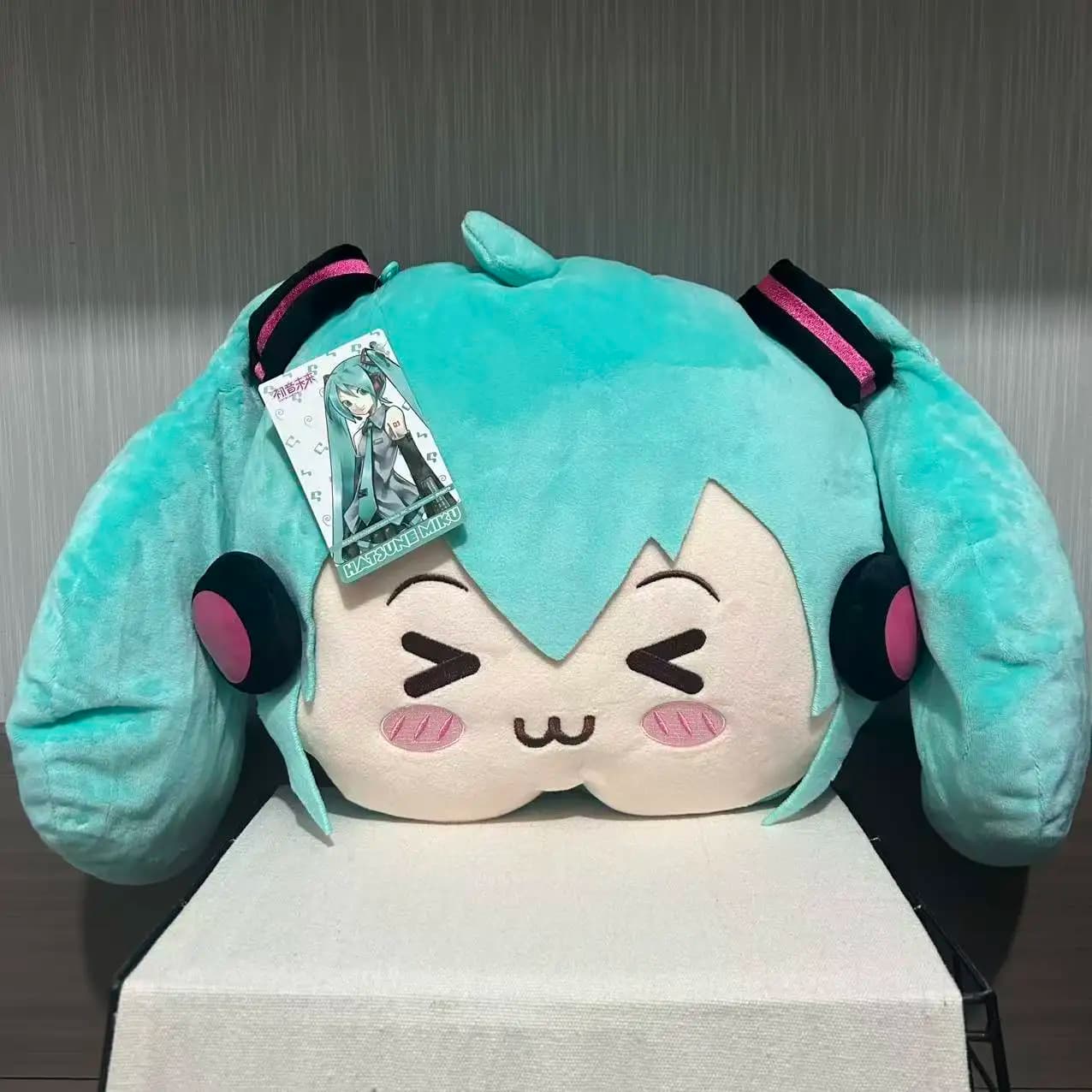 Cuscino da abbraccio originale di Hatsune Miku, modello Kawaii, coperta climatizzante a doppio uso, giocattoli, bambole, accessori cosplay, regali