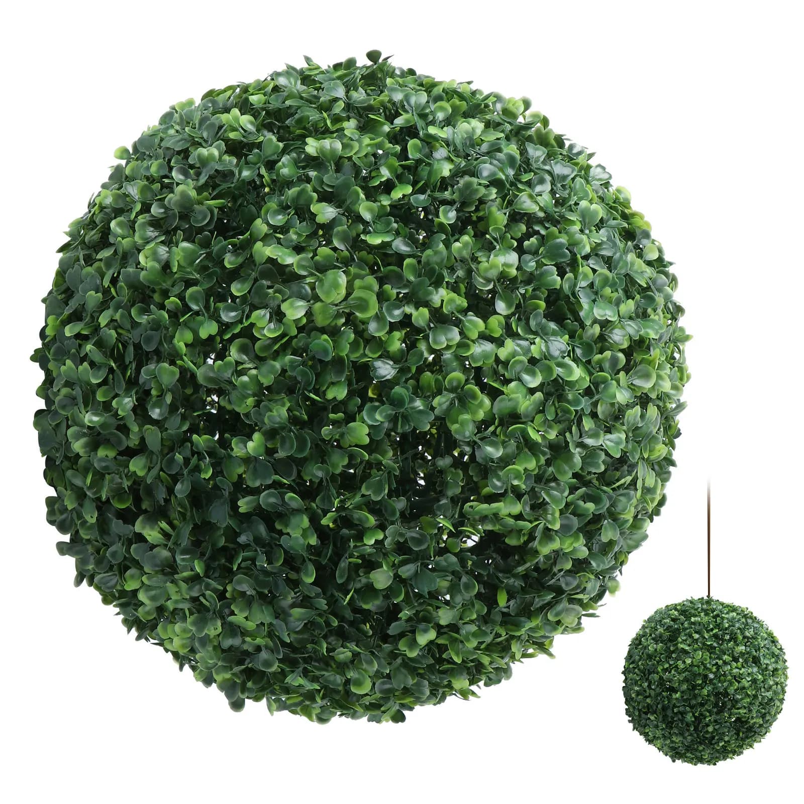 1 Pezzo Sfera di Erba Artificiale Realistica, Pianta Decorativa Sospesa per Casa, Matrimoni, Feste, Soffitti e Pareti, Sfere Decorative Verdi