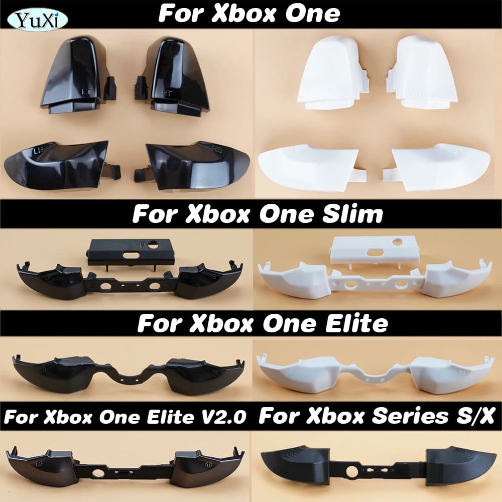 1Pc RB LB Trigger Pulsante Paraurti Per Xbox One Elite 2 Slim Xbox Serie XS Gamepad Controller L1 R1 L2 R2 Chiave Nero Accessori